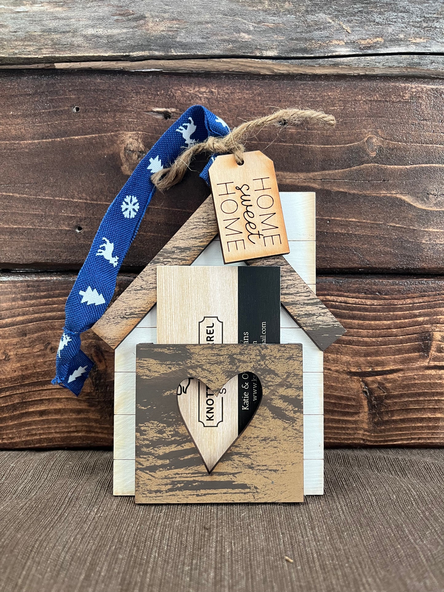Gift Card Holder, House with Tag Options