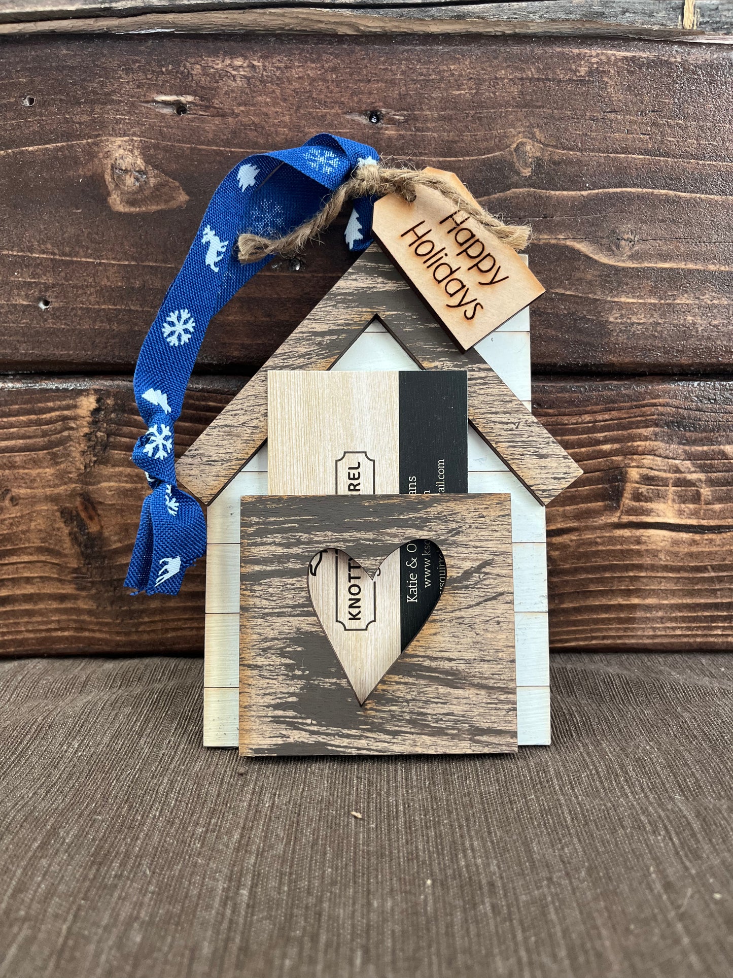 Gift Card Holder, House with Tag Options