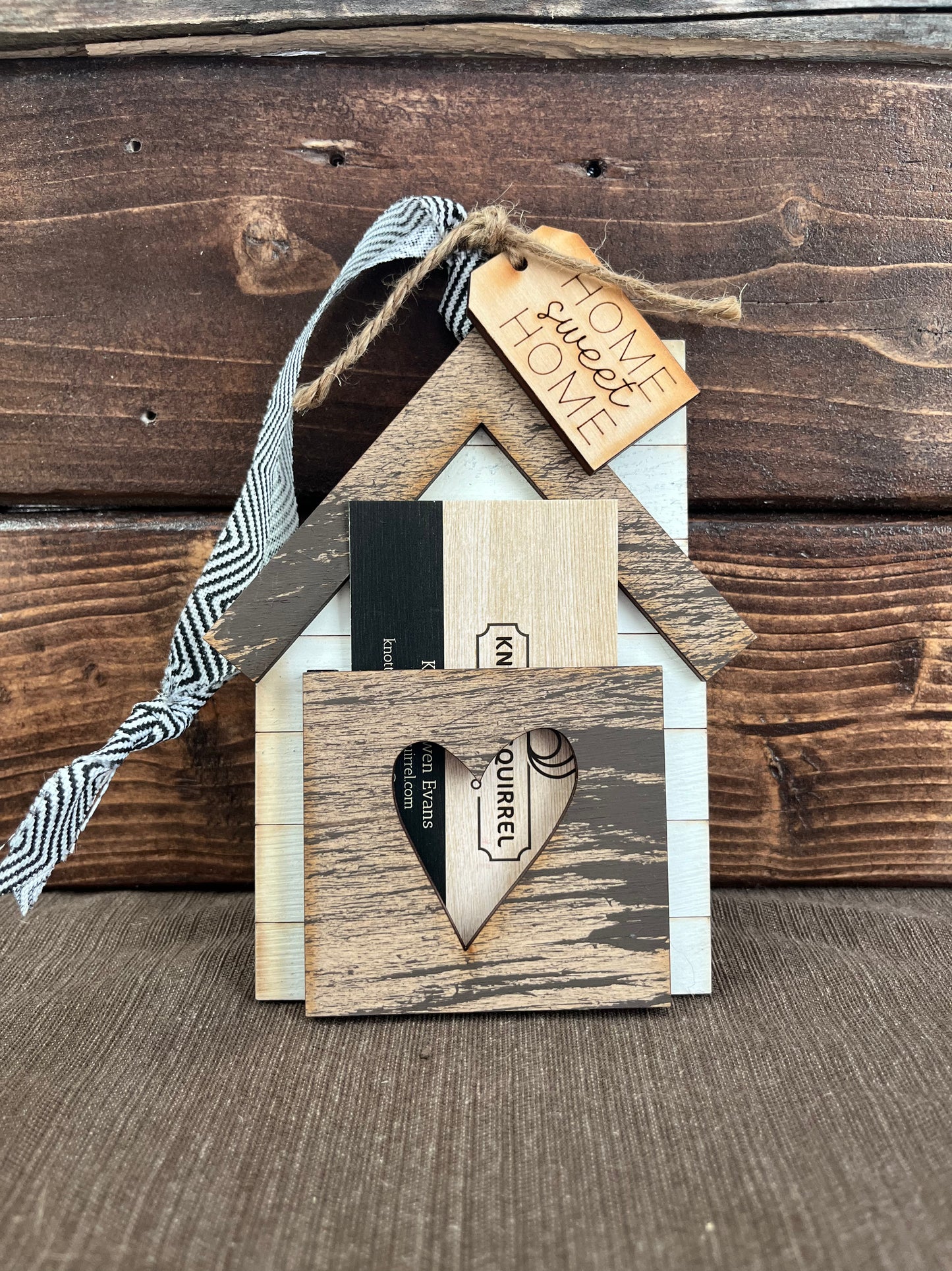 Gift Card Holder, House with Tag Options