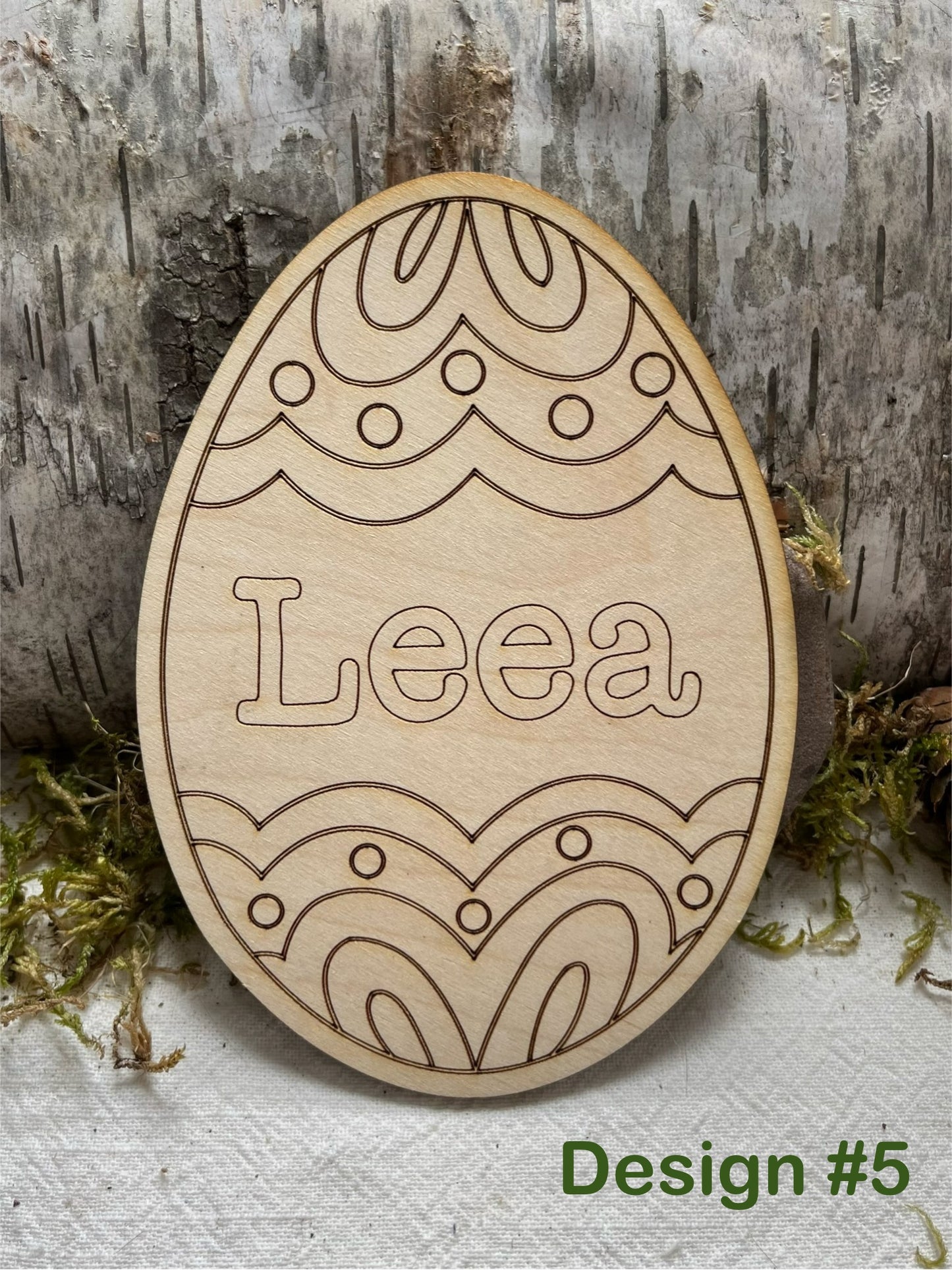 Personalized Wood Easter Egg Craft Kit