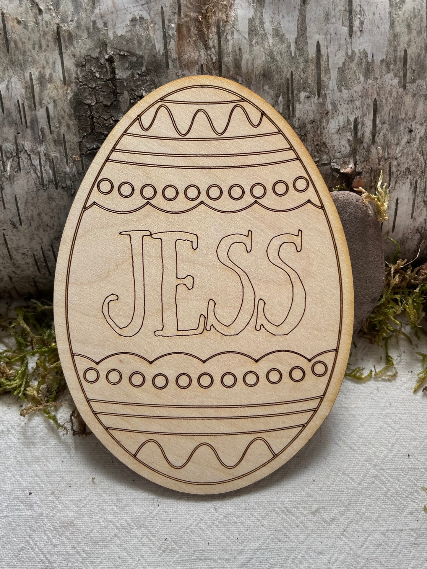 Personalized Wood Easter Egg Craft Kit