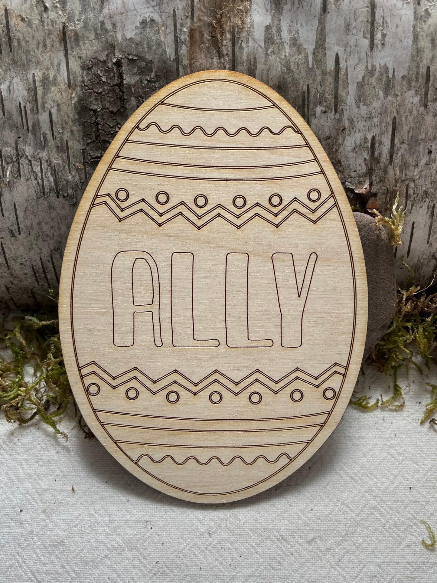 Personalized Wood Easter Egg Craft Kit