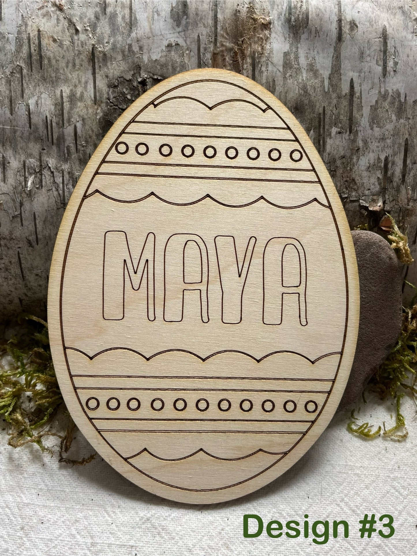 Personalized Wood Easter Egg Craft Kit