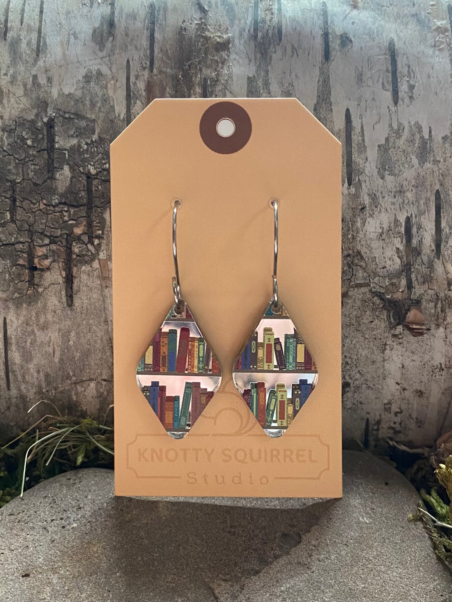 Earrings, Bookshelves Collection