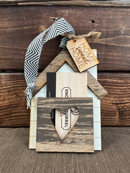 Gift Card Holder, House with Tag Options